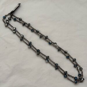 Premier Designs “Heaven Sent” Silver and Blue Necklace